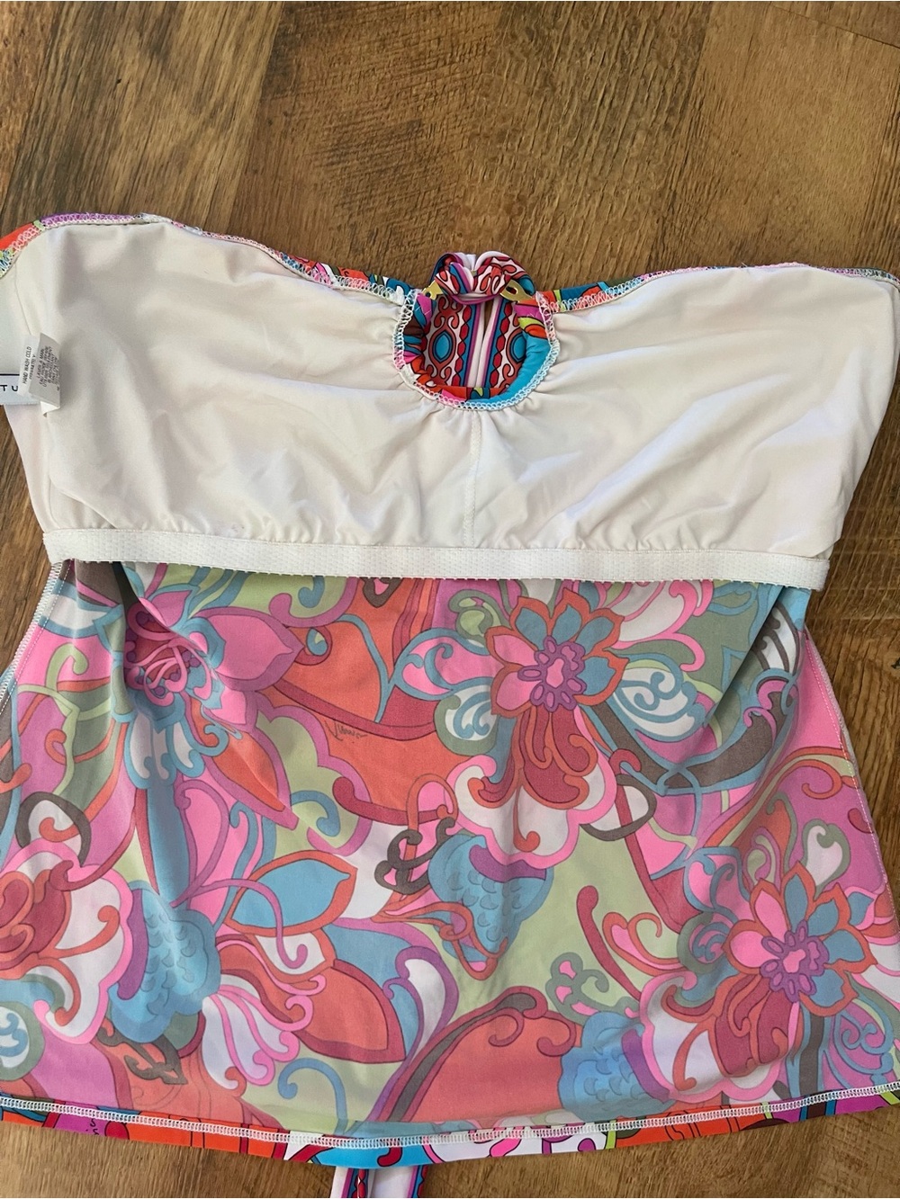 Trina TurkVibrant Multicolor Floral Tankini Top - Picture 7 of 9